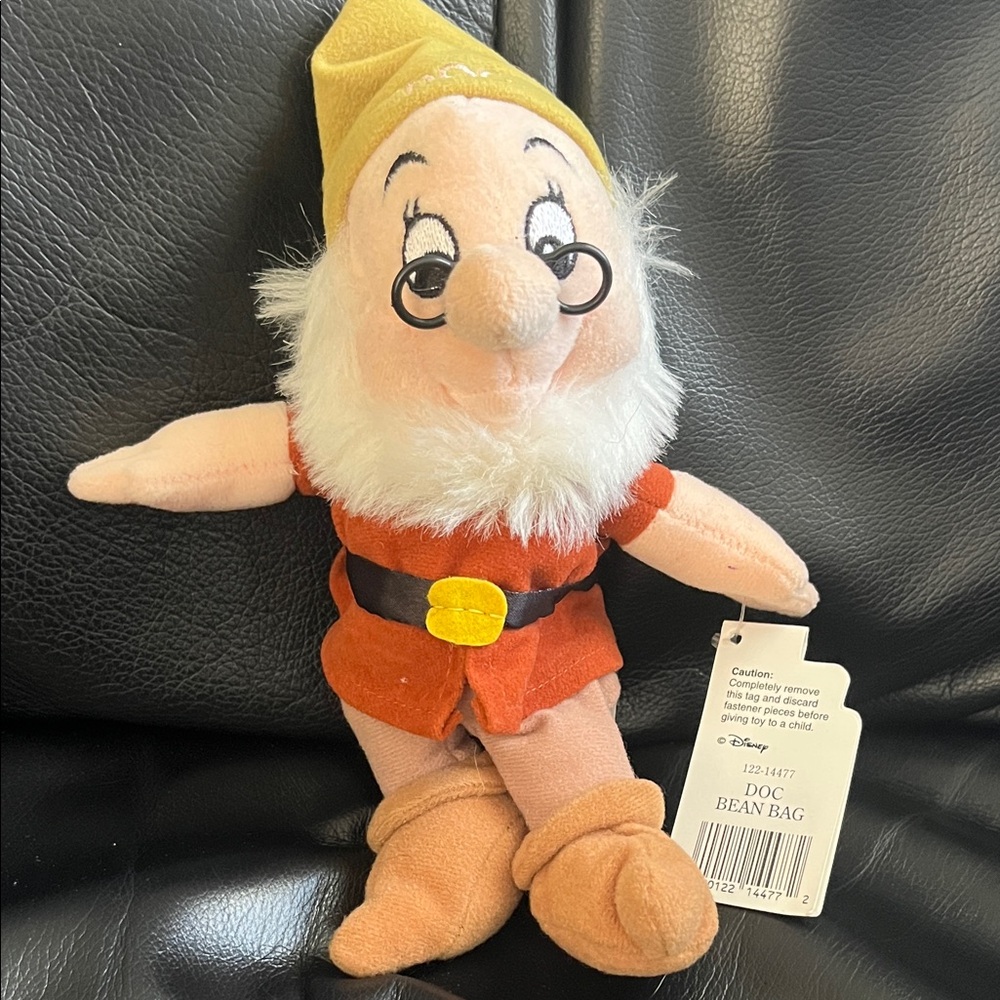 Disney seven Dwarfs Doc bean bag doll